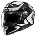 HJC F71 Bard Helmet - Black Gray Large