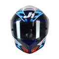 Just1 J-GPR De Rosa Replica Starline Design Helmet - White/Blue/Carbon