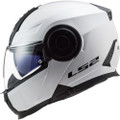 LS2 Horizon Solid White Helmet