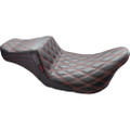 LE PERA Tailwhip Seat - Double Diamond w/Red