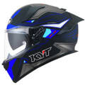 KYT R2R Graphic LED Helmet