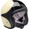 BILTWELL Bonanza Scallop Helmet - White/Black