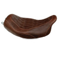 MUSTANG 97-07 Harley Rd King,06-07 Str Glide,00-05 Eagle Tripper Solo Seat - Brown