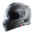 TORC T-28 Bluetooth Silver Metallic Helmet