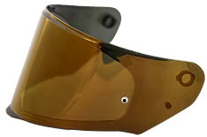 LS2 Citation II Pinlock Shield - Black Gold Iridium