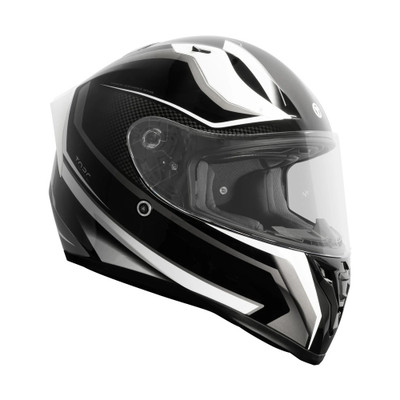 TORC T-15 Route Helmet - Black/White