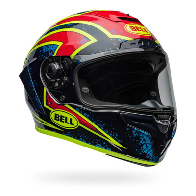 BELL Race Star DLX Flex Xenon Helmet - Blue Retina
