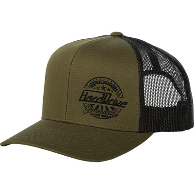 HardDrive Emblem Hat -Olive Green HardDrive Emblem Hat -Olive Green