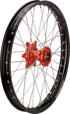 MOOSE OFFROAD SX-1 Complete Wheel - Black Wheel/Orange Hub 21x1.6 MOOSE OFFROAD SX-1 Complete Wheel - Black Wheel/Orange Hub 21x1.6