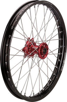 MOOSE OFFROAD SX-1 Complete Wheel - Black Wheel/Red Hub 21x1.6 MOOSE OFFROAD SX-1 Complete Wheel - Black Wheel/Red Hub 21x1.6