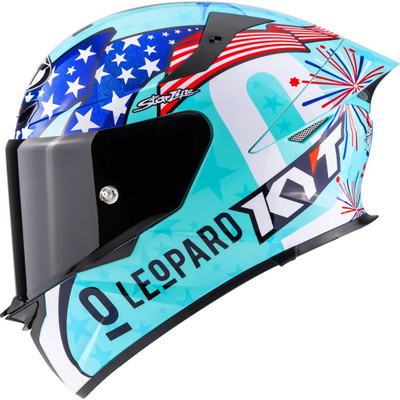 KYT TT-Revo Leopard Americas Replica Special Edition Helmet