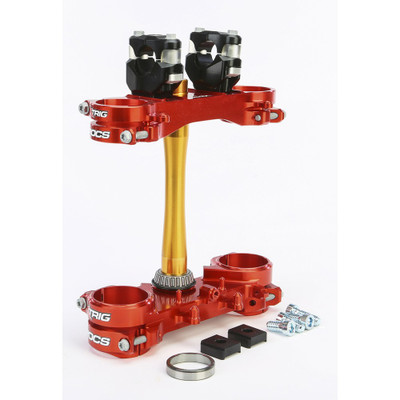 XTRIG ROCS Clamp - Red Honda 22mm '21-'23 XTRIG ROCS Clamp - Red Honda 22mm '21-'23