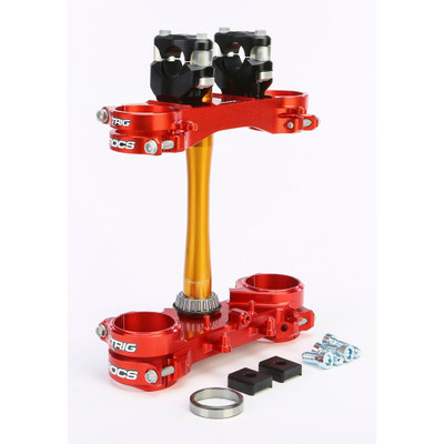 XTRIG ROCS Clamp - Red Honda 22mm '17-'21 XTRIG ROCS Clamp - Red Honda 22mm '17-'21