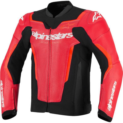 ALPINESTARS GP Force v2 Airflow Leather Jacket - Red