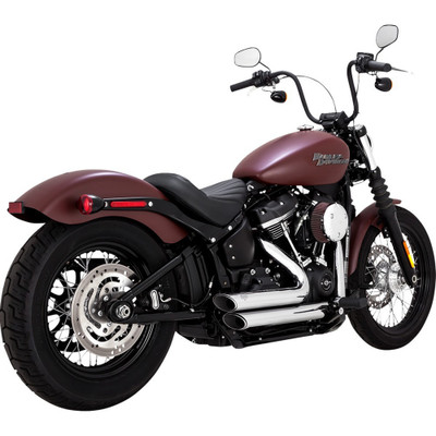 VANCE & HINES Shortshots Staggered Exhaust System -- Chrome Harley Davidson VANCE & HINES Shortshots Staggered Exhaust System -- Chrome Harley Davidson