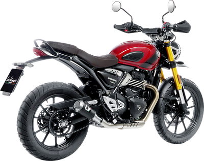 LEOVINCE LV-10 Slip-On Muffler Black - Triumph Scramber/Speed 400