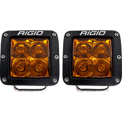 RIGID INDUSTRIES D-Series LED Light — Spotlight, D-Series - Amber RIGID INDUSTRIES D-Series LED Light — Spotlight, D-Series - Amber