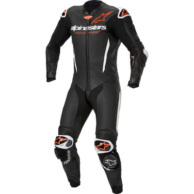 ALPINESTARS GP-R7 1-PC Leather Suit - Black/White/Red Fluo ALPINESTARS GP-R7 1-PC Leather Suit - Black/White/Red Fluo