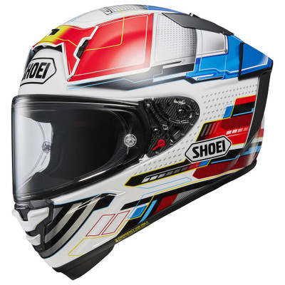 SHOEI X-Fifteen Proxy Helmet - White/Red/Blue SHOEI X-Fifteen Proxy Helmet - White/Red/Blue