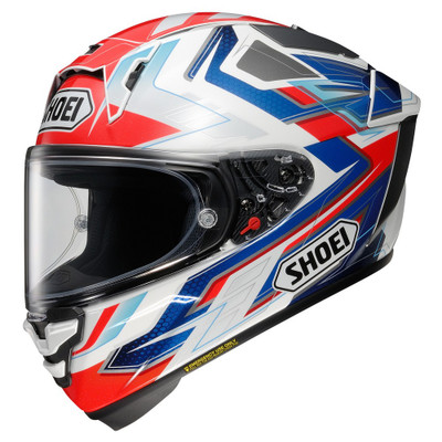 SHOEI X-Fifteen Escalate Helmet - Red/White/Blue SHOEI X-Fifteen Escalate Helmet - Red/White/Blue