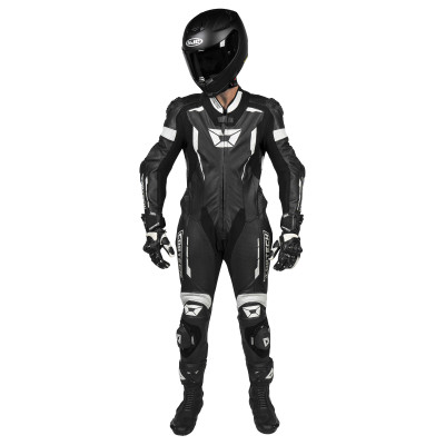 CORTECH Sector Pro Air 1-Piece Leather Suit - Black/White