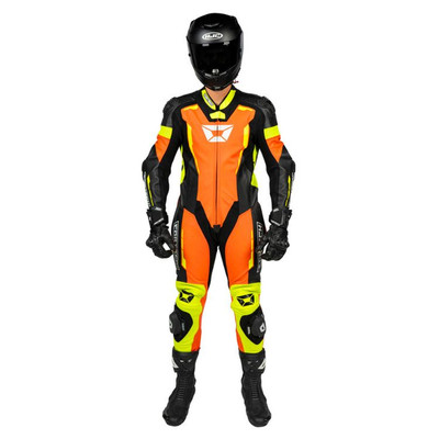 Cortech Sector Pro Air 1-Piece Leather Suit - Hi-Viz/Orange Cortech Sector Pro Air 1-Piece Leather Suit - Hi-Viz/Orange