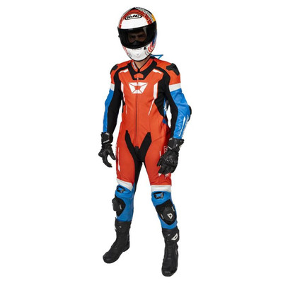 Cortech Sector Pro Air 1-Piece Leather Suit - Red/Blue Cortech Sector Pro Air 1-Piece Leather Suit - Red/Blue
