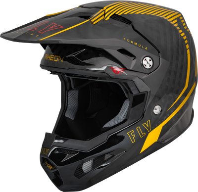 FLY RACING Formula Carbon Tracer Helmet - Gold/Black FLY RACING Formula Carbon Tracer Helmet - Gold/Black