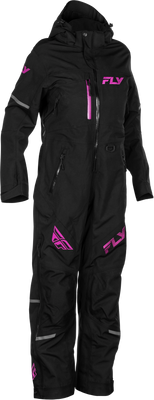 FLY RACING Women's Cobalt Shell Monosuit - Black/Fuschia