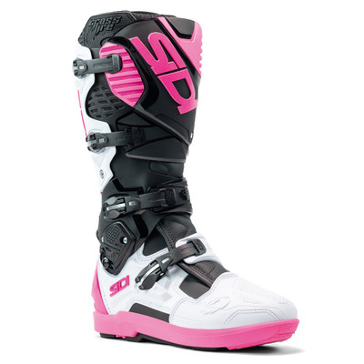 Sidi Crossfire 3 SRS Boot - Black/White/Pink Sidi Crossfire 3 SRS Boot - Black/White/Pink