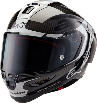 ALPINESTARS Supertech R10 Element Helmet - Carbon/Silver/Black