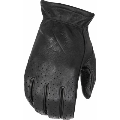 HIGHWAY 21 Louie Perforated Gloves - Black