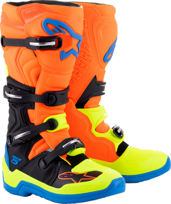 ALPINESTARS Tech 5 Boots - Orange/Blue/Yellow