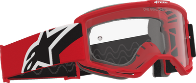 ALPINESTARS Vision OTG "Over the Glass" Goggles - Red/Black