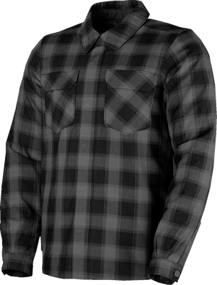 ICON Fallblock Flannel Jacket - Black ICON Fallblock Flannel Jacket - Black