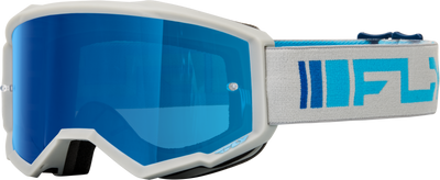 FLY RACING Youth Zone Goggle (2024) - Silver/Blue