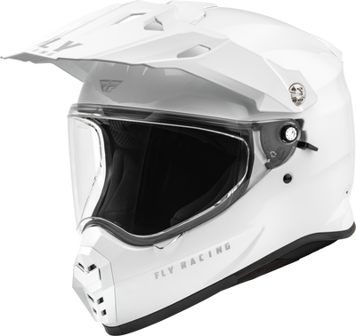 FLY RACING Trekker Solid Helmet - White XS FLY RACING Trekker Solid Helmet - White XS