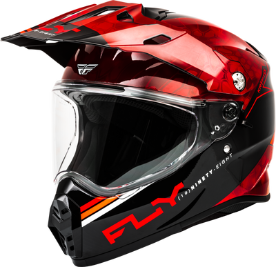 FLY RACING Trekker Kryptek Conceal Helmet - Red/Black FLY RACING Trekker Kryptek Conceal Helmet - Red/Black
