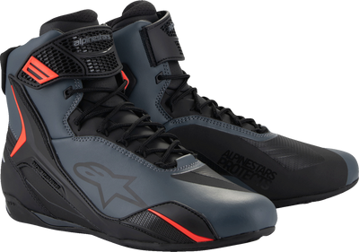 ALPINESTARS Faster-4 Shoes - Black/Gray/Red