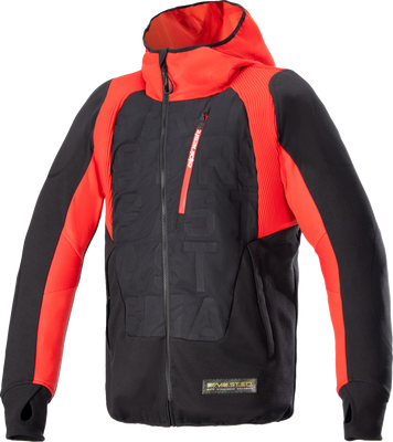 ALPINESTARS MSE Hybrid Hooded Jacket - Black/Red ALPINESTARS MSE Hybrid Hooded Jacket - Black/Red