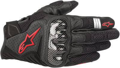 ALPINESTARS SMX-1 Air Carbon V2 Gloves - Black/Red