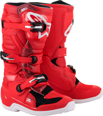ALPINESTARS Youth Tech 7S Boots - Red