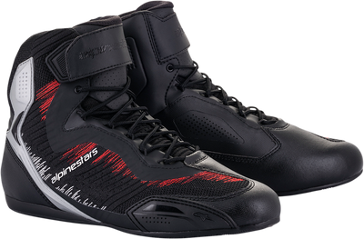 ALPINESTARS Faster-3 Rideknit® Shoes - Black/Silver/Red