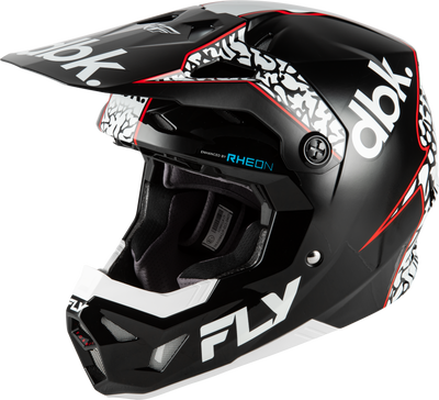 FLY RACING Formula CP DBK Helmet - Black/White Red 2026