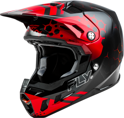 FLY RACING Formula CC Tektonic Helmet - Black/Red/Orange