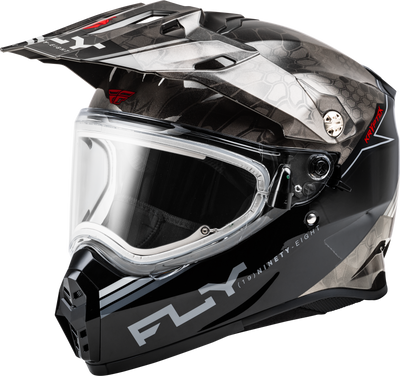 FLY RACING Trekker CW Conceal Electric Shield Helmet - Grey