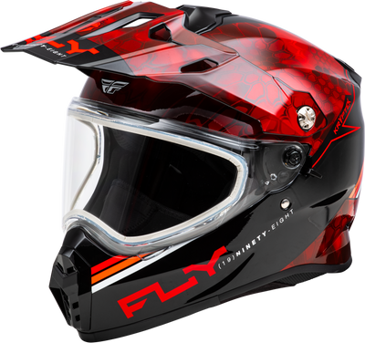 FLY RACING Trekker CW Conceal Helmet - Red