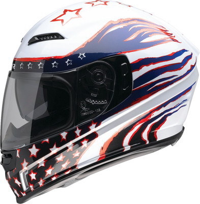 Z1R Jackal Patriot Helmet - Red/White/Blue