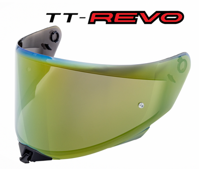 KYT TT-Revo Visor - Iridium Green