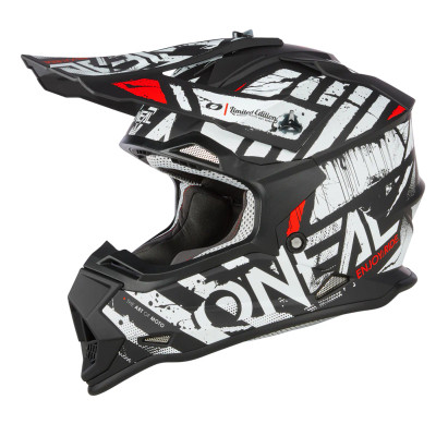 O'NEAL 2 SRS Youth Glitch Helmet - Black/White